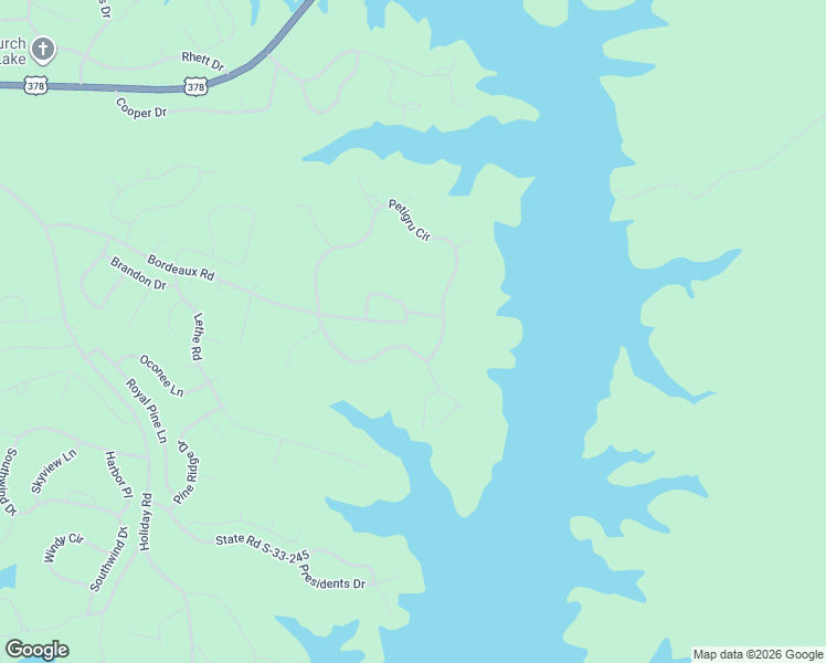 map of restaurants, bars, coffee shops, grocery stores, and more near 119 Calhoun Road in McCormick