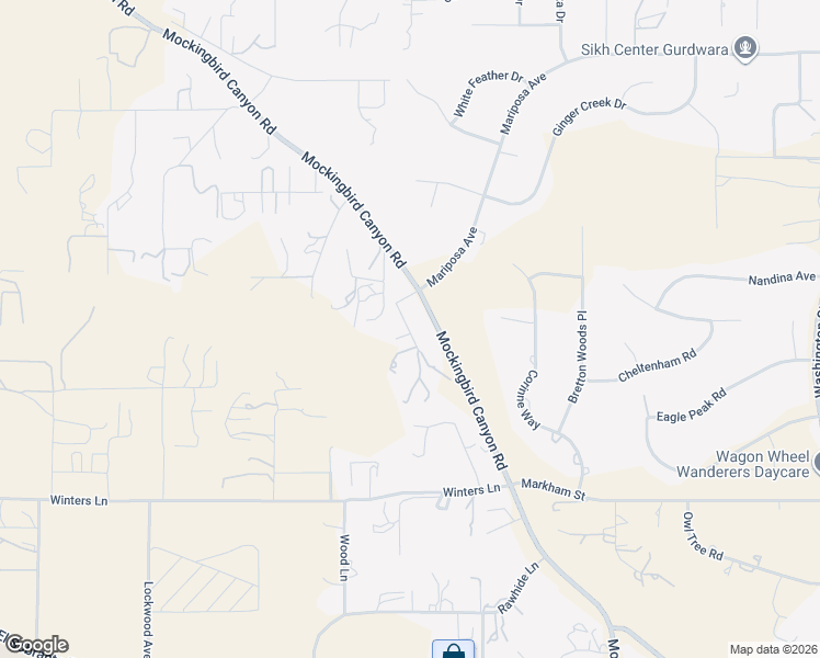 map of restaurants, bars, coffee shops, grocery stores, and more near 17610 Mockingbird Hill Circle in Riverside