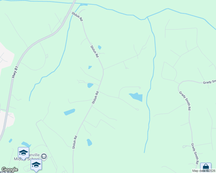 map of restaurants, bars, coffee shops, grocery stores, and more near 2477 Meredith Drive in Loganville