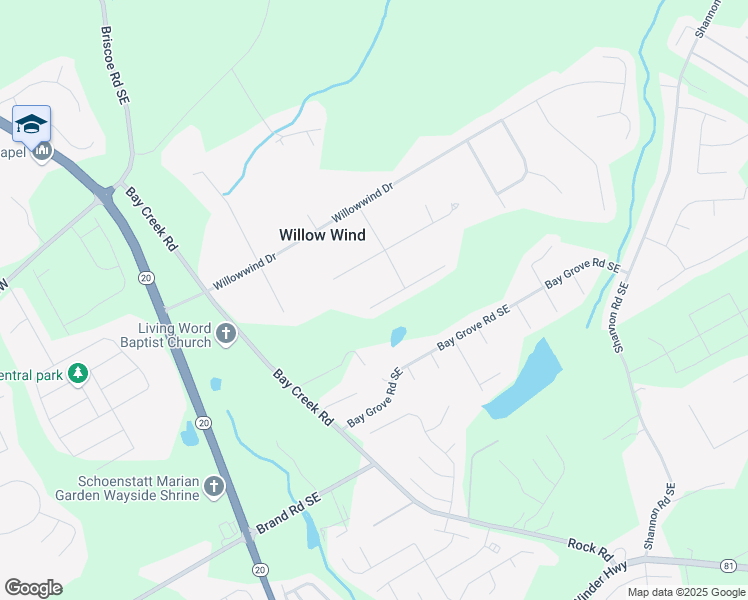 map of restaurants, bars, coffee shops, grocery stores, and more near 414 Strawberry Walk in Loganville