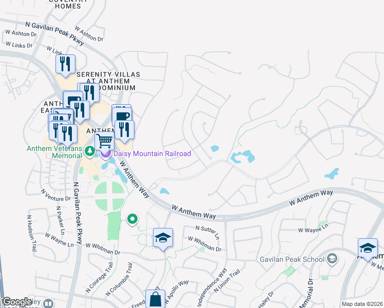 map of restaurants, bars, coffee shops, grocery stores, and more near 41902 North Moss Springs Road in New River