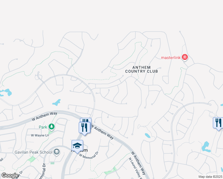 map of restaurants, bars, coffee shops, grocery stores, and more near 41735 North Maidstone Court in New River