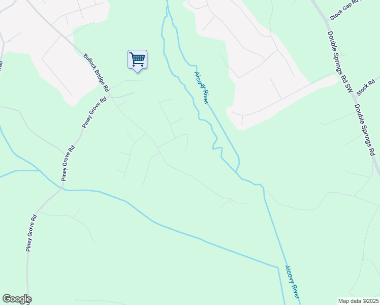 map of restaurants, bars, coffee shops, grocery stores, and more near 2128 Bullock Bluff Drive in Loganville