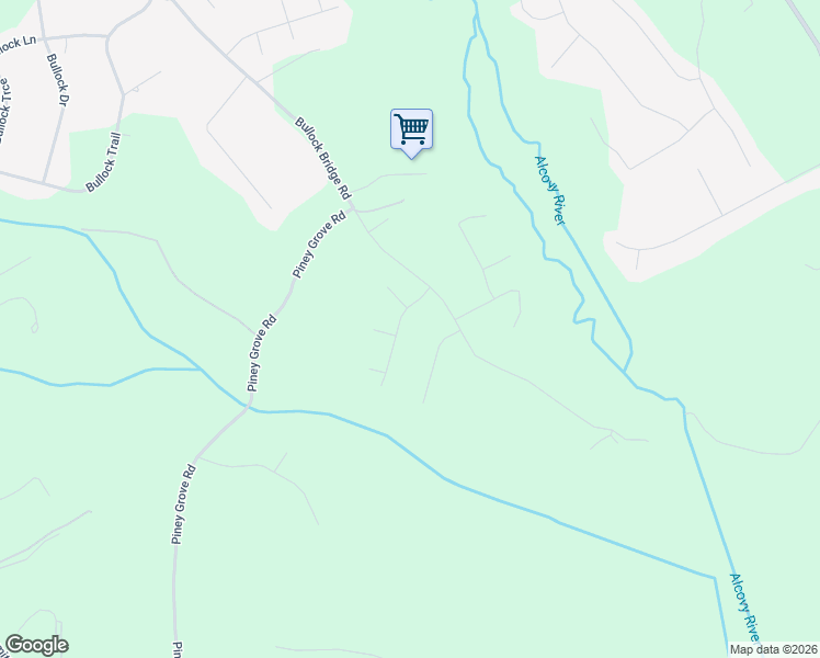 map of restaurants, bars, coffee shops, grocery stores, and more near 1516 Cedar Creek Drive in Loganville