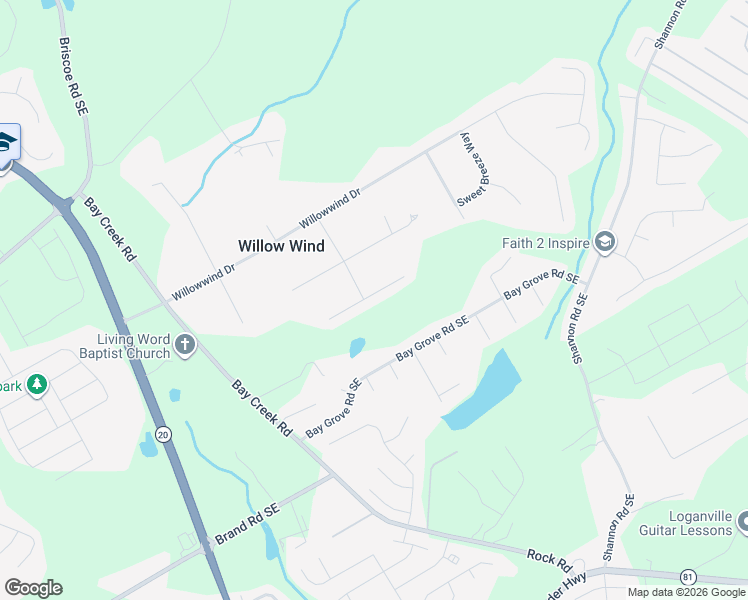 map of restaurants, bars, coffee shops, grocery stores, and more near 483 Strawberry Walk in Loganville