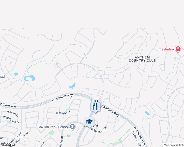 map of restaurants, bars, coffee shops, grocery stores, and more near 41817 North Mill Creek Way in New River