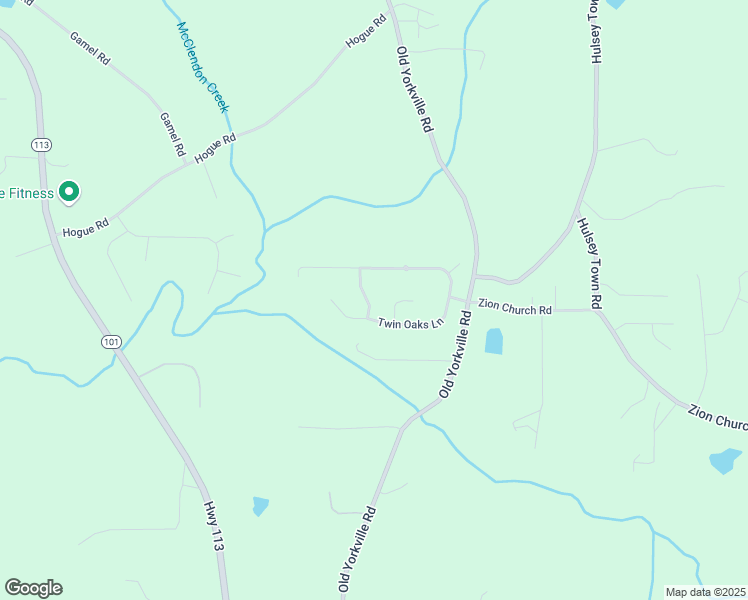 map of restaurants, bars, coffee shops, grocery stores, and more near 44 Twin Oaks Trail in Dallas