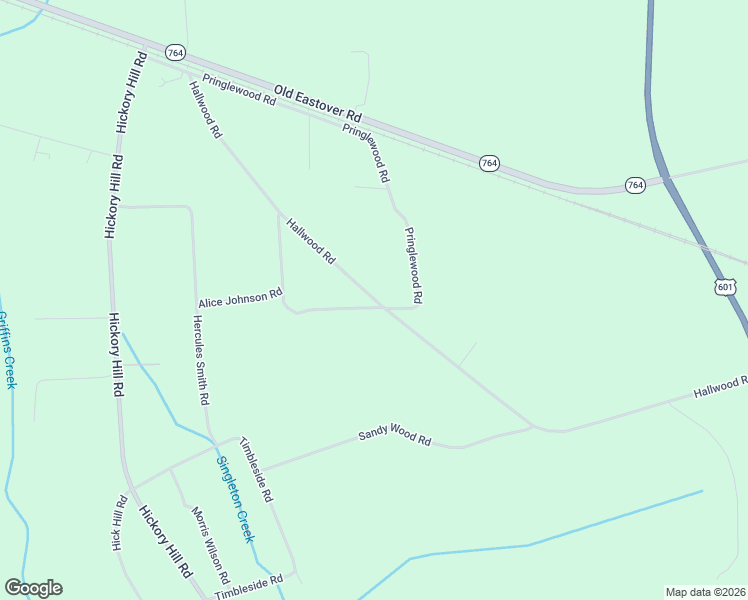 map of restaurants, bars, coffee shops, grocery stores, and more near 414 Hallwood Road in Eastover