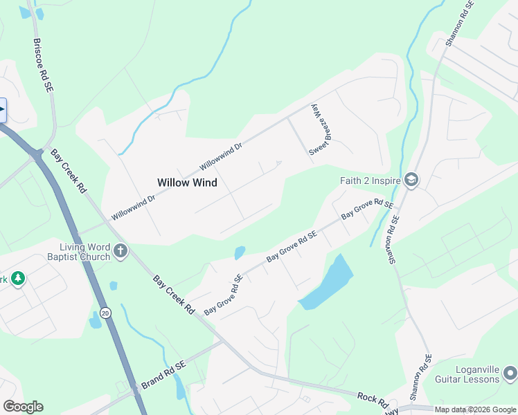 map of restaurants, bars, coffee shops, grocery stores, and more near 514 Strawberry Walk in Loganville