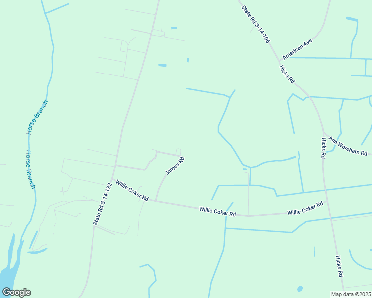 map of restaurants, bars, coffee shops, grocery stores, and more near 1387 James Road in Turbeville