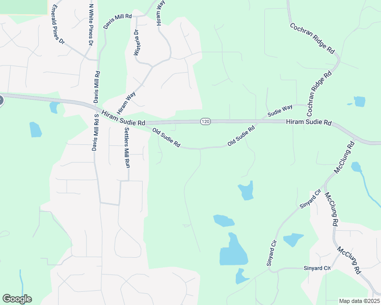 map of restaurants, bars, coffee shops, grocery stores, and more near 272 Old Sudie Road in Hiram