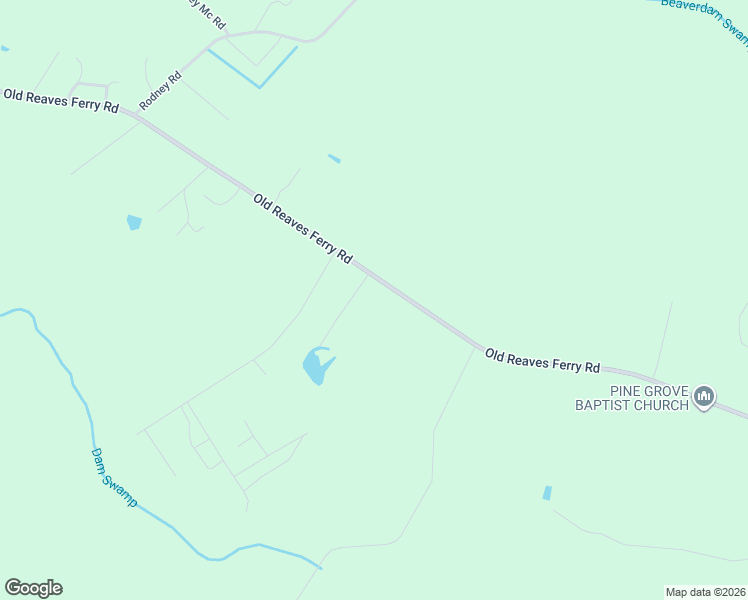 map of restaurants, bars, coffee shops, grocery stores, and more near 3794 Old Reaves Ferry Road in Conway