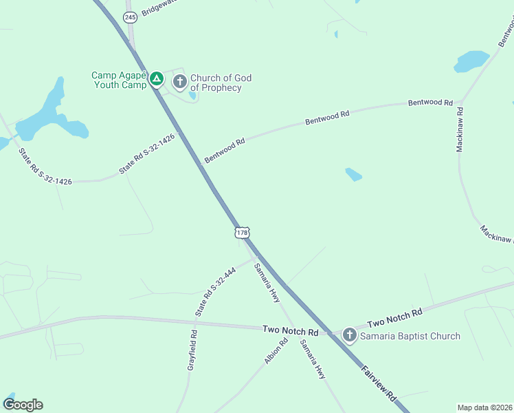 map of restaurants, bars, coffee shops, grocery stores, and more near 6728 Fairview Road in Batesburg-Leesville