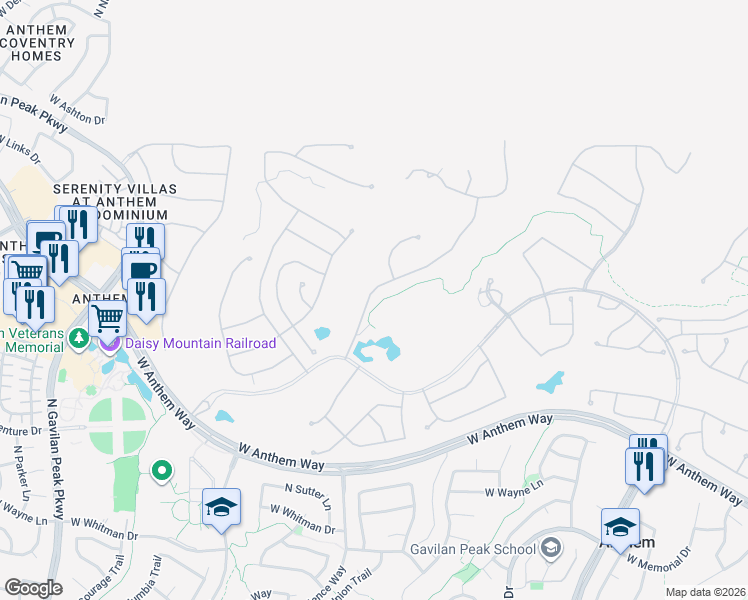 map of restaurants, bars, coffee shops, grocery stores, and more near 41933 North Crooked Stick Road in New River