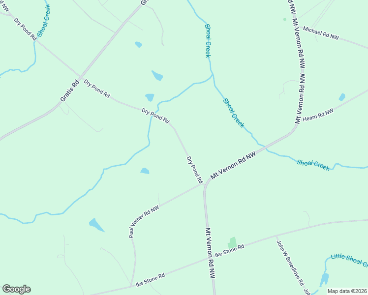 map of restaurants, bars, coffee shops, grocery stores, and more near 3051 Dry Pond Road in Monroe