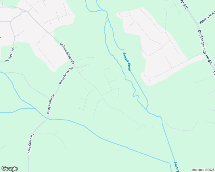 map of restaurants, bars, coffee shops, grocery stores, and more near 2304 Ridgeview Drive in Loganville