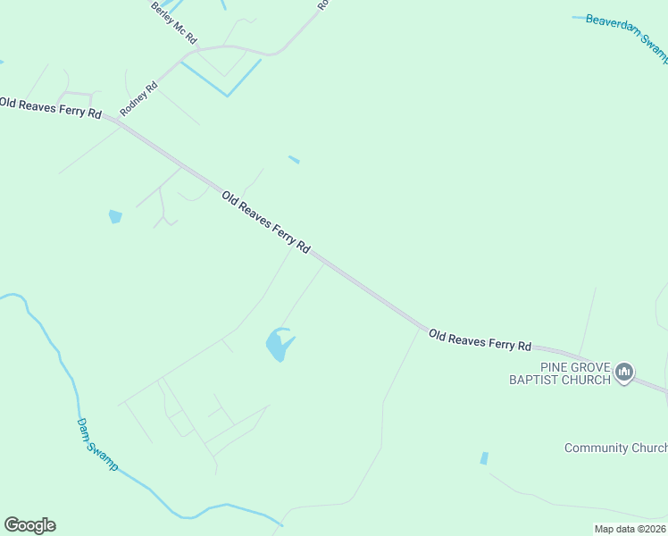 map of restaurants, bars, coffee shops, grocery stores, and more near 3794 Old Reaves Ferry Road in Conway