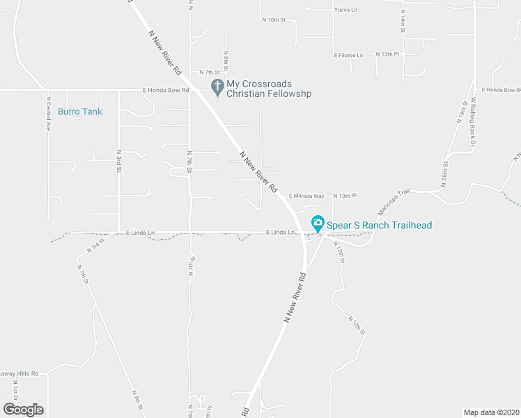 map of restaurants, bars, coffee shops, grocery stores, and more near 35509 North 10th Street in Phoenix