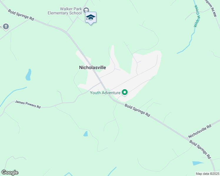 map of restaurants, bars, coffee shops, grocery stores, and more near 1200 White Columns Drive in Monroe