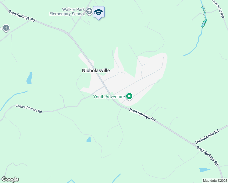 map of restaurants, bars, coffee shops, grocery stores, and more near 1200 White Columns Drive in Monroe