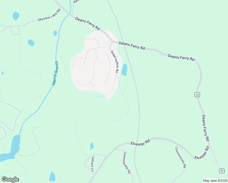 map of restaurants, bars, coffee shops, grocery stores, and more near 373 Quail Hollow Road in Warrior