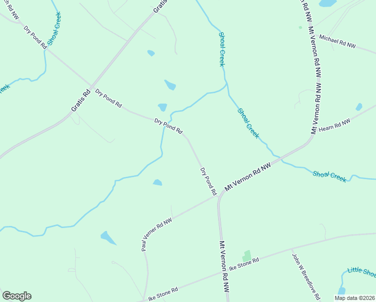 map of restaurants, bars, coffee shops, grocery stores, and more near 3051 Dry Pond Road in Monroe