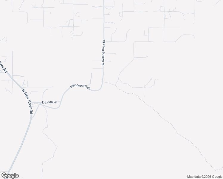 map of restaurants, bars, coffee shops, grocery stores, and more near Maricopa Trail in Phoenix