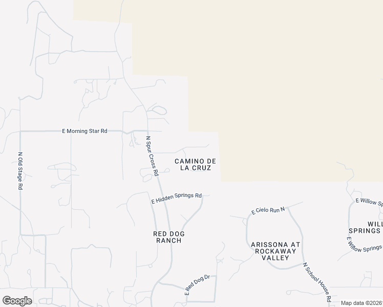 map of restaurants, bars, coffee shops, grocery stores, and more near 5853 East Mountain Reserve Drive in Cave Creek