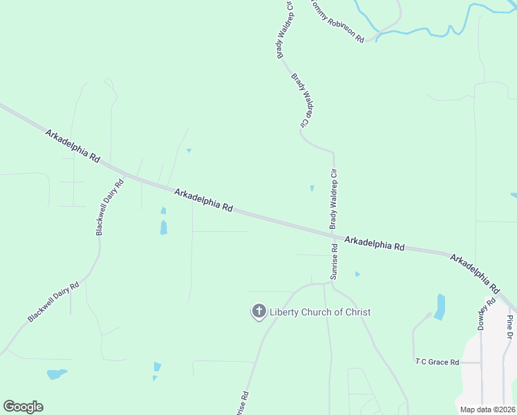 map of restaurants, bars, coffee shops, grocery stores, and more near 3609 Arkaldelphia Road in Jasper