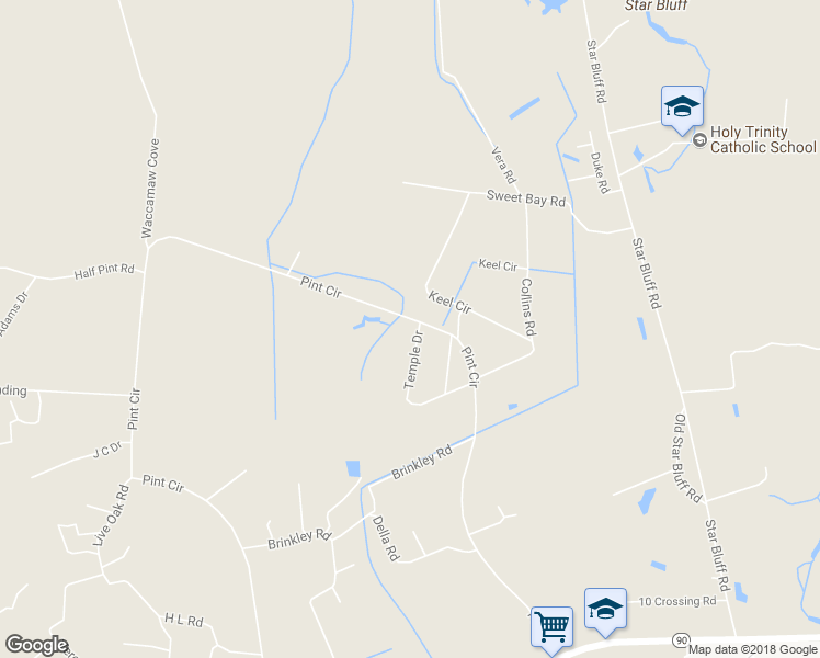 map of restaurants, bars, coffee shops, grocery stores, and more near 808 Pint Circle in Longs