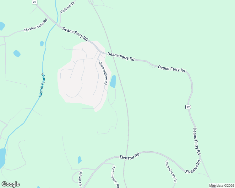 map of restaurants, bars, coffee shops, grocery stores, and more near 98 Depot Court in Warrior