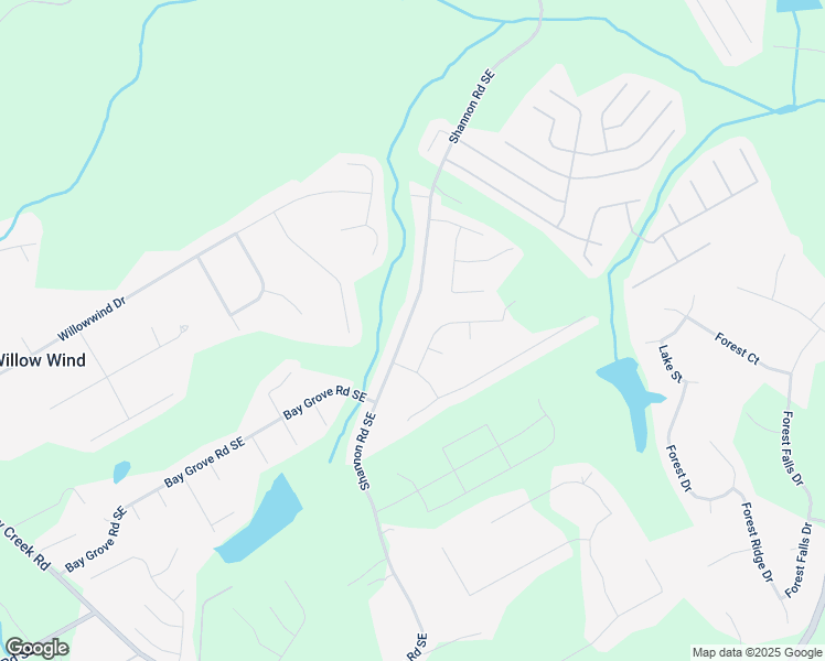 map of restaurants, bars, coffee shops, grocery stores, and more near 838 Shannon Road Southeast in Loganville