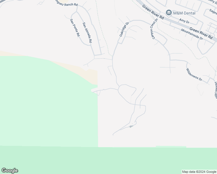 map of restaurants, bars, coffee shops, grocery stores, and more near 3867 Elderberry Circle in Corona