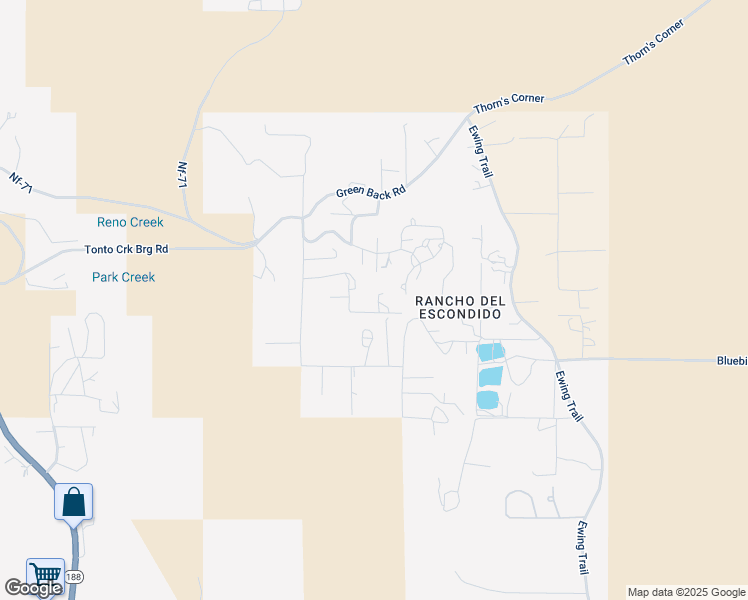 map of restaurants, bars, coffee shops, grocery stores, and more near 258 Punkin Center Road in Tonto Basin