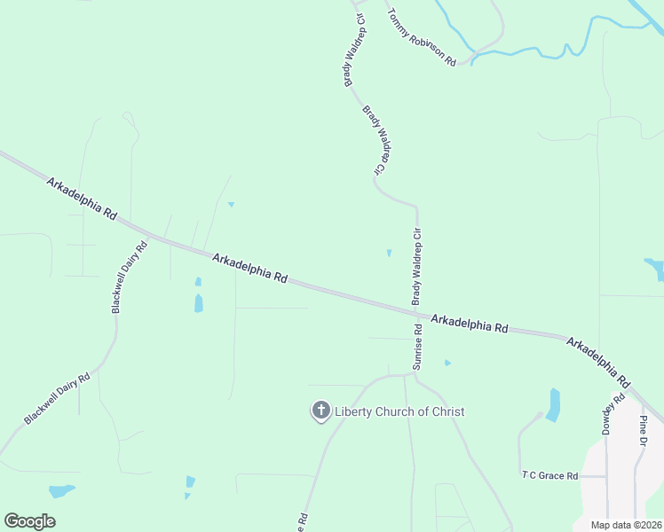 map of restaurants, bars, coffee shops, grocery stores, and more near 3609 Arkadelphia Road in Jasper