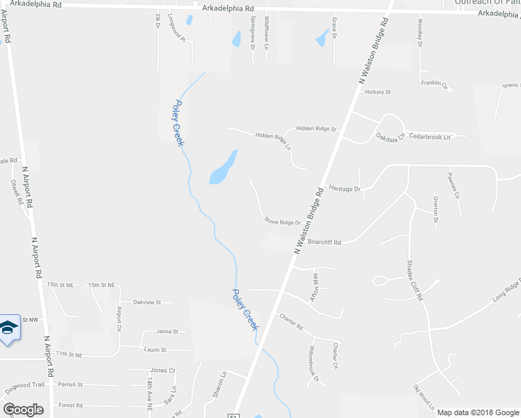 map of restaurants, bars, coffee shops, grocery stores, and more near 1962 Stone Ridge Drive in Jasper