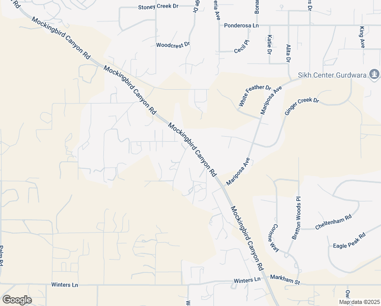 map of restaurants, bars, coffee shops, grocery stores, and more near 17371 Mockingbird Canyon Road in Riverside