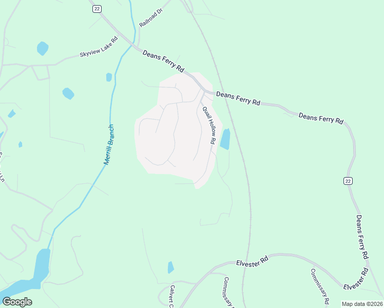 map of restaurants, bars, coffee shops, grocery stores, and more near 332 Deer Crossing Road in Warrior