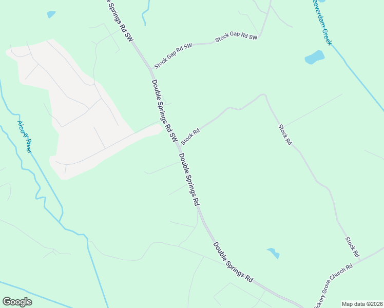 map of restaurants, bars, coffee shops, grocery stores, and more near 3811 Double Springs Road Southwest in Monroe