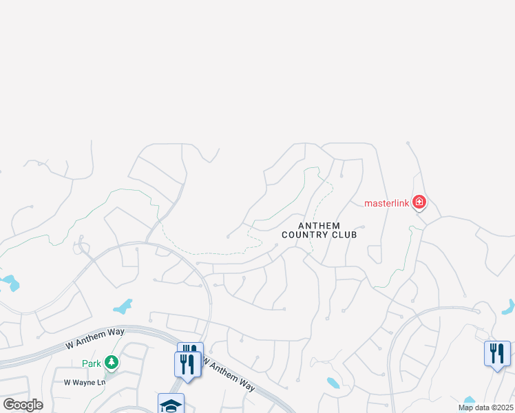 map of restaurants, bars, coffee shops, grocery stores, and more near 42203 North Caledonia Way in New River