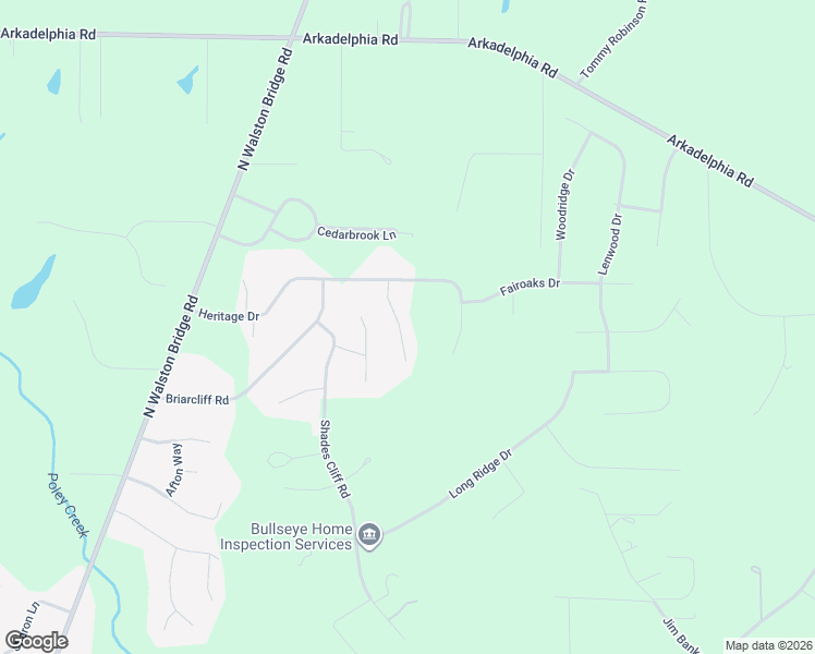 map of restaurants, bars, coffee shops, grocery stores, and more near 2101 Pawnee Circle in Jasper