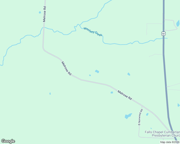 map of restaurants, bars, coffee shops, grocery stores, and more near 1111 Melrose Road in Lockesburg