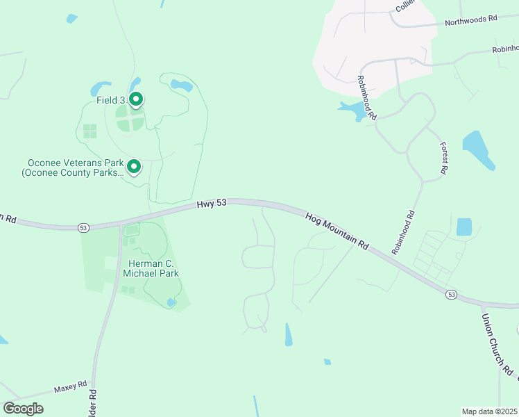 map of restaurants, bars, coffee shops, grocery stores, and more near 1582 Longleaf Court in Watkinsville