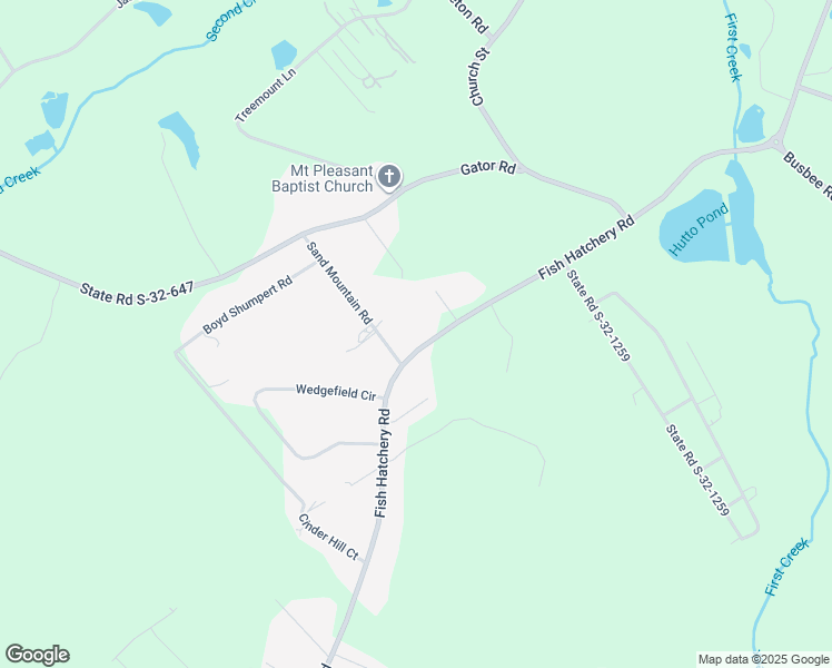 map of restaurants, bars, coffee shops, grocery stores, and more near 3488 Fish Hatchery Road in Gaston