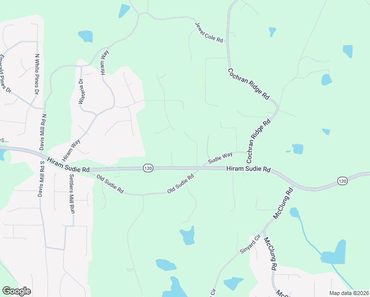map of restaurants, bars, coffee shops, grocery stores, and more near 1691 Hiram Sudie Road in Hiram