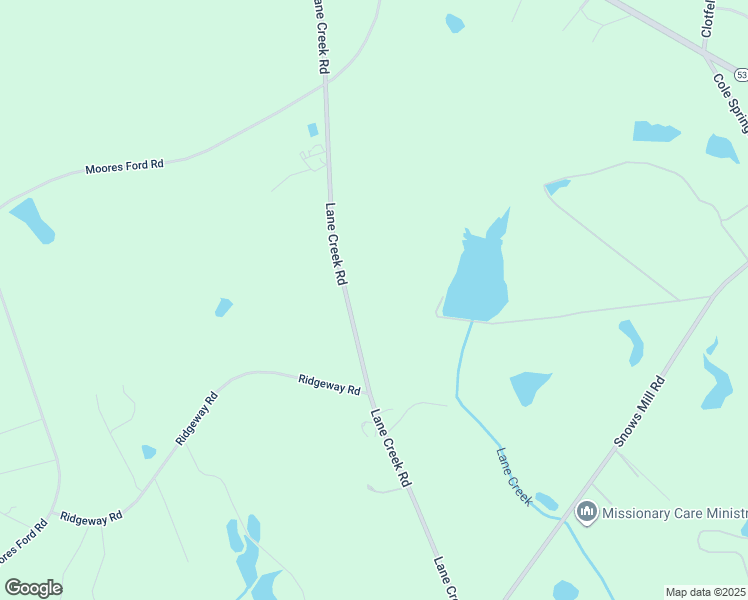map of restaurants, bars, coffee shops, grocery stores, and more near 1641 Lane Creek Road in Bogart