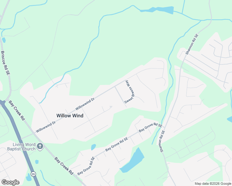 map of restaurants, bars, coffee shops, grocery stores, and more near 3621 Willow Club Drive in Loganville