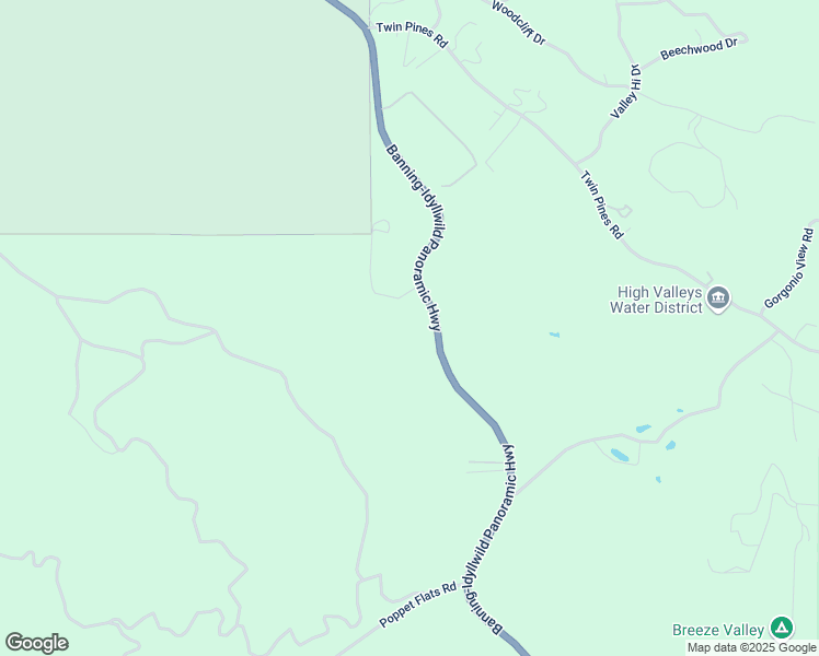 map of restaurants, bars, coffee shops, grocery stores, and more near 47115 Wonderland Drive in Banning