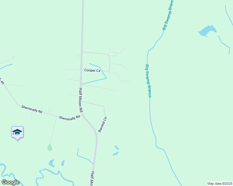 map of restaurants, bars, coffee shops, grocery stores, and more near 660 Ervins Lane in Pamplico