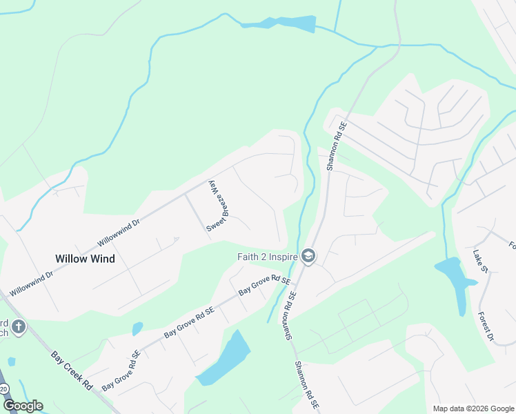 map of restaurants, bars, coffee shops, grocery stores, and more near 3697 Nina Court Southeast in Loganville